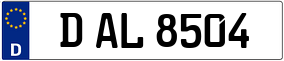 Truck License Plate